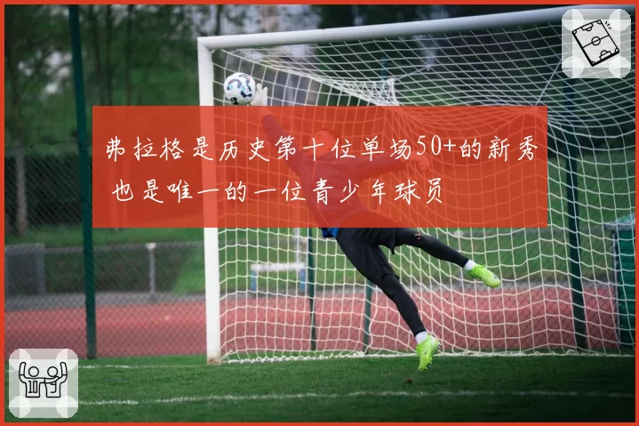 弗拉格是历史第十位单场50+的新秀 也是唯一的一位青少年球员