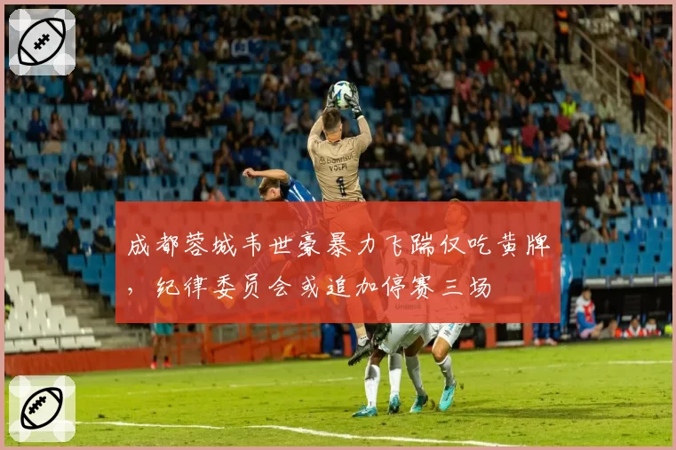 成都蓉城韦世豪暴力飞踹仅吃黄牌,纪律委员会或追加停赛三场
