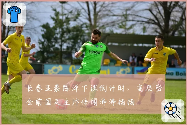 长春亚泰陈洋下课倒计时，高层密会前国足主帅传闻沸沸扬扬